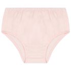Baby Girls White & Pink Dress Set, 1, hi-res