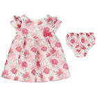 Baby Girls Floral Organza Dress Set, 1, hi-res