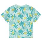 Younger Boys Green Palm Tree T-Shirt, 1, hi-res