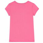 Girls Pink Logo T-Shirt, 2, hi-res