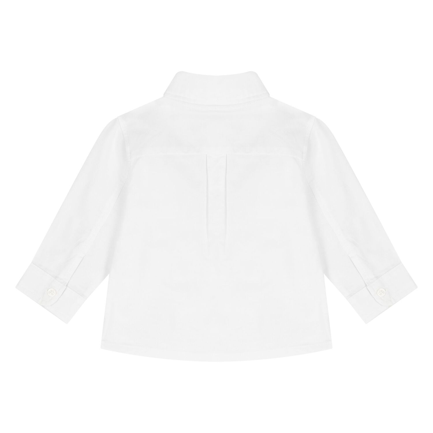 Younger Boys White Logo Shirt, 1, hi-res image number null