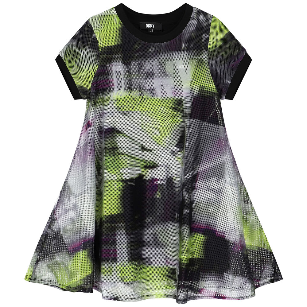 purple dkny dress