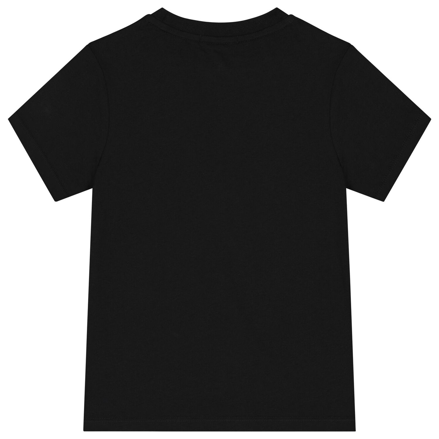 Boys Black Logo T-Shirt, 1, hi-res