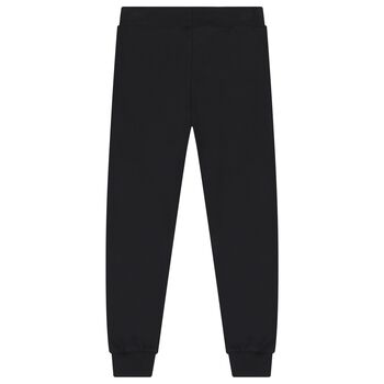Black Teddy Bear Logo Joggers