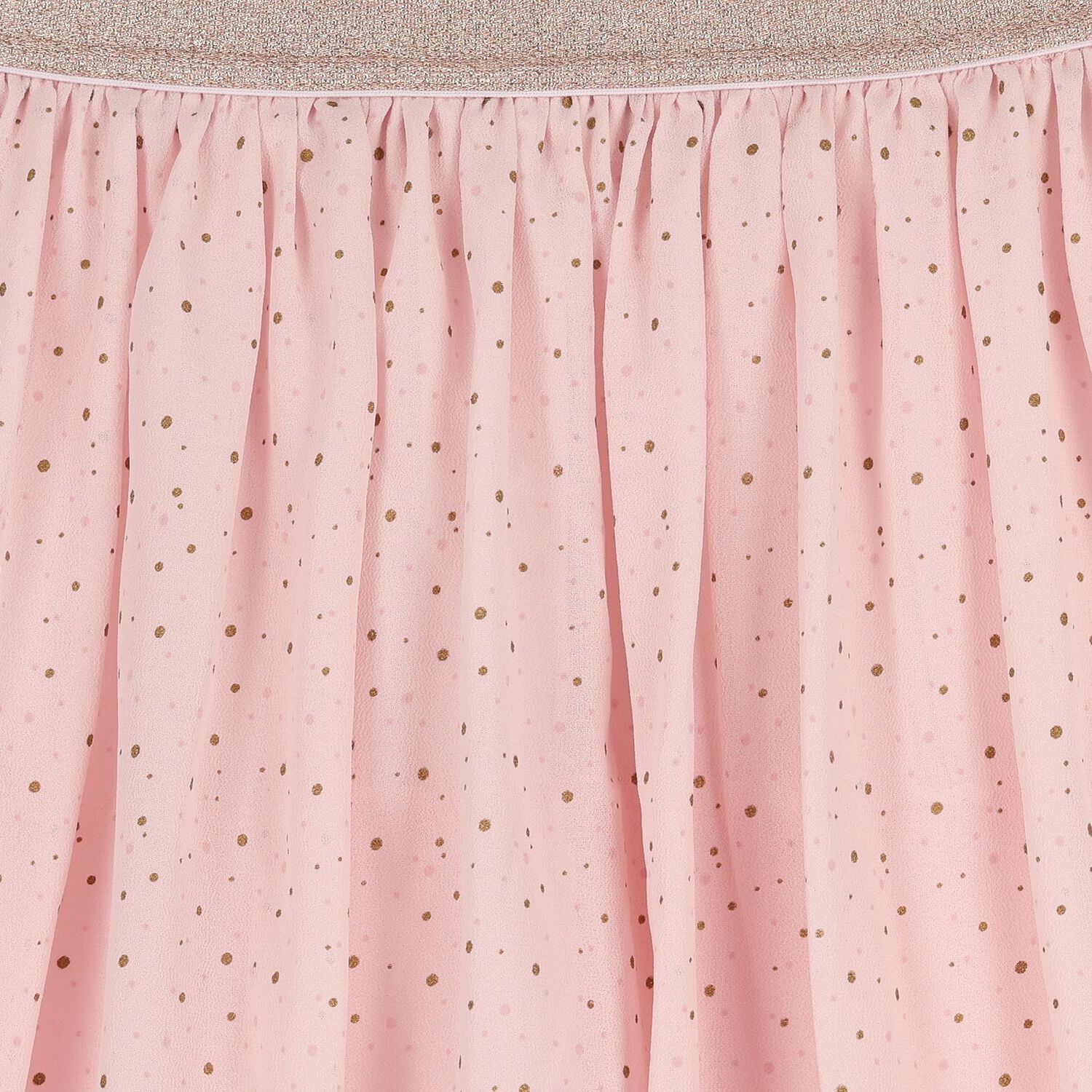 Girls Pink Polka Dot Skirt, 1, hi-res