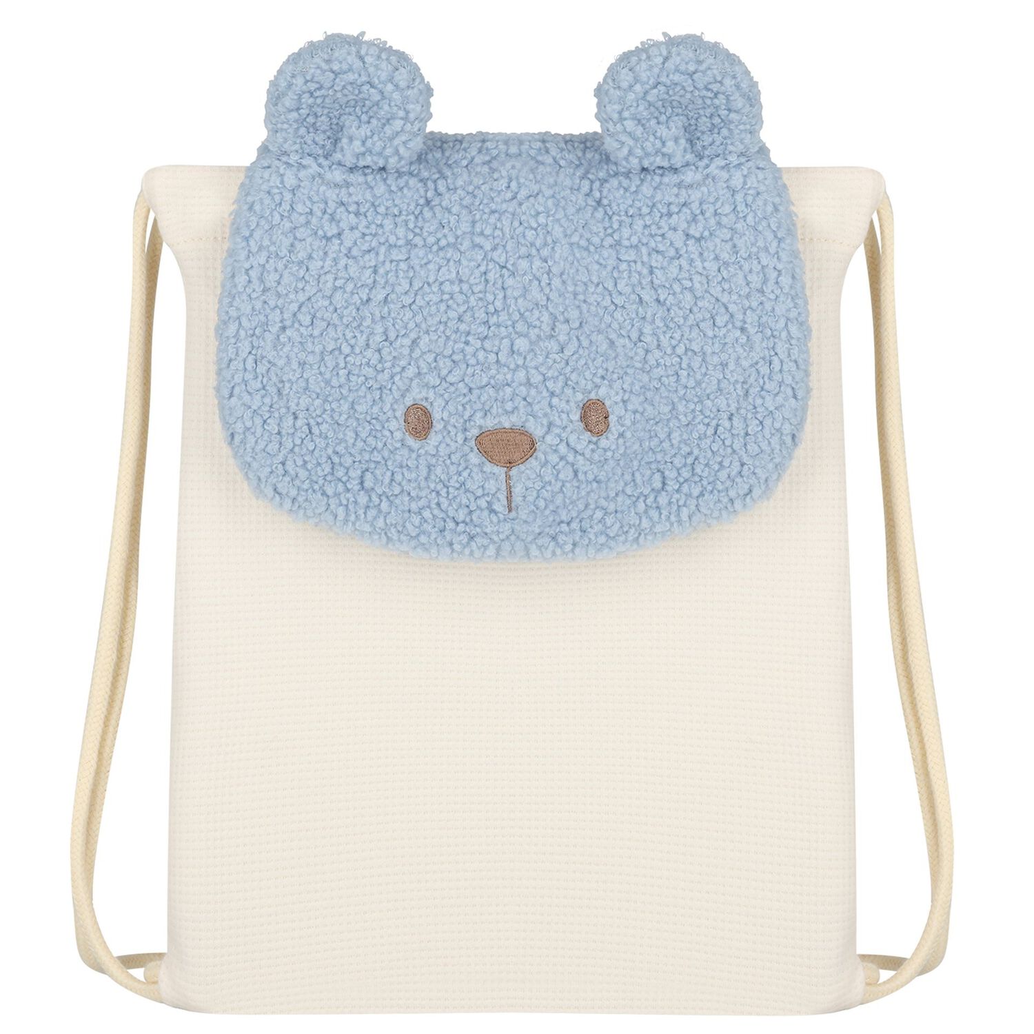 Baby Boys Blue & White Teddy Bear Gift Set, 3, hi-res