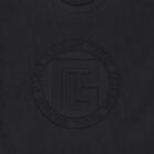 Girls Black Logo Shirt, 3, hi-res