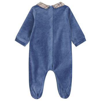 Baby Boys Blue Babygrow