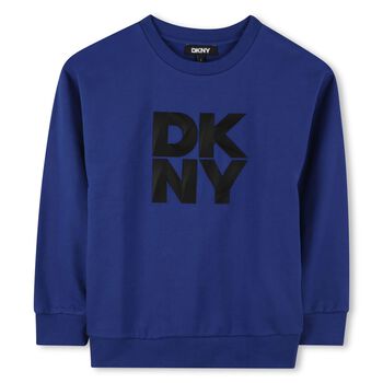 Boys Blue Logo Sweatshirt
