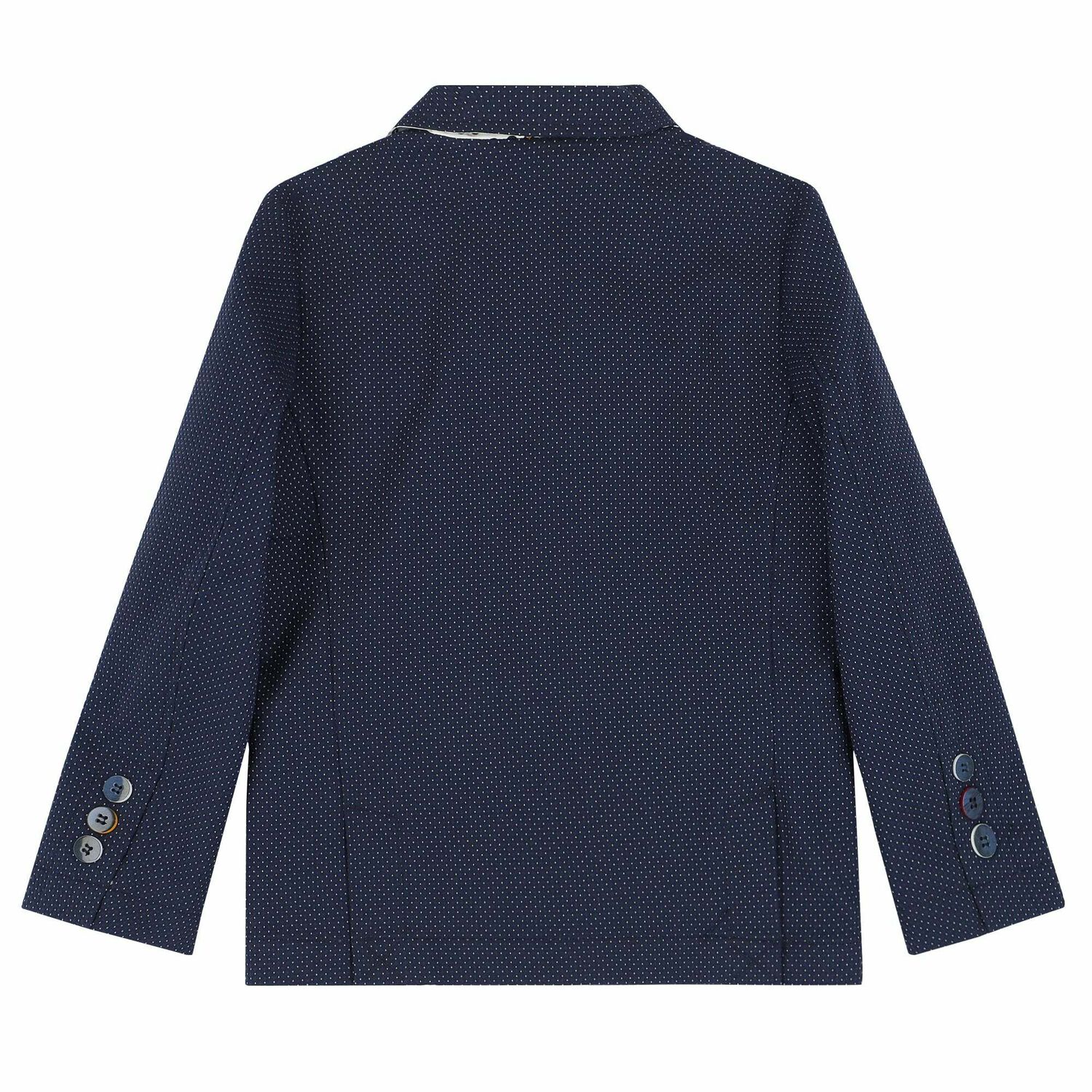 Boys Navy Blue Blazer, 1, hi-res