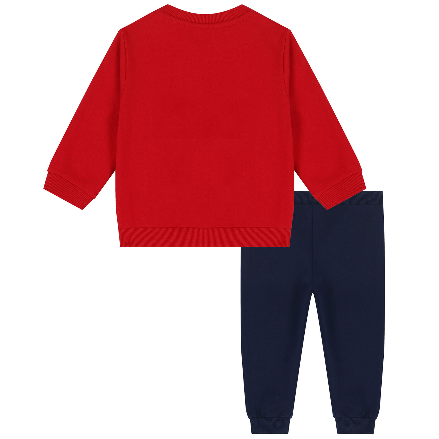 Younger Boys Navy & Red Logo Tracksuit, 1, hi-res