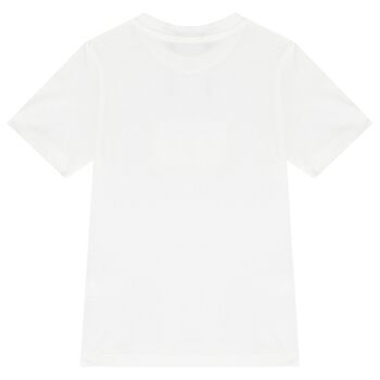 Boys White Logo T-Shirt