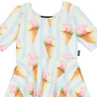 Girls Multi-Coloured Ice Cream Dress, 1, hi-res