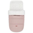 Baby Girls Ivory & Pink Logo Nest, 1, hi-res