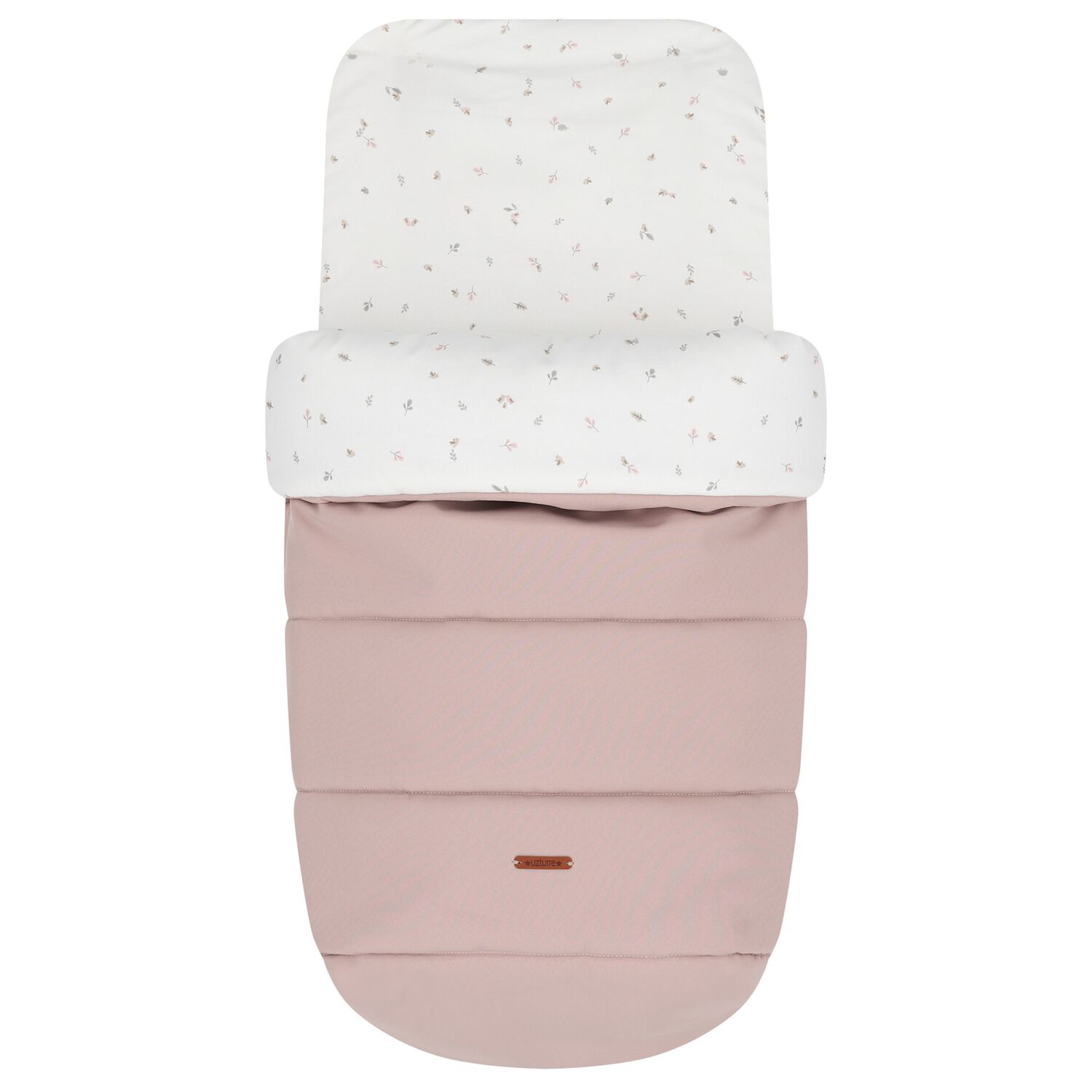 Baby Girls Ivory & Pink Logo Nest, 1, hi-res