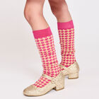 Girls Gold Glitter Shoes, 1, hi-res