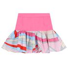 Girls Pink Iride Skirt, 1, hi-res