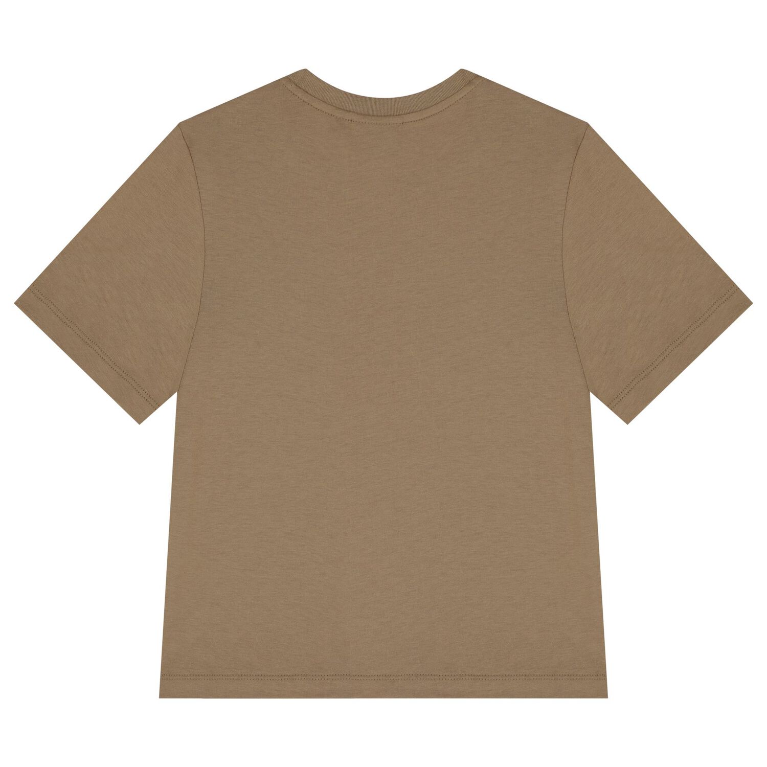 Boys Beige Logo T-Shirt, 3, hi-res