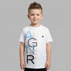 Boys White Logo T-Shirt, 1, hi-res