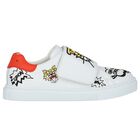 Ivory Tiger Logo Trainers, 1, hi-res