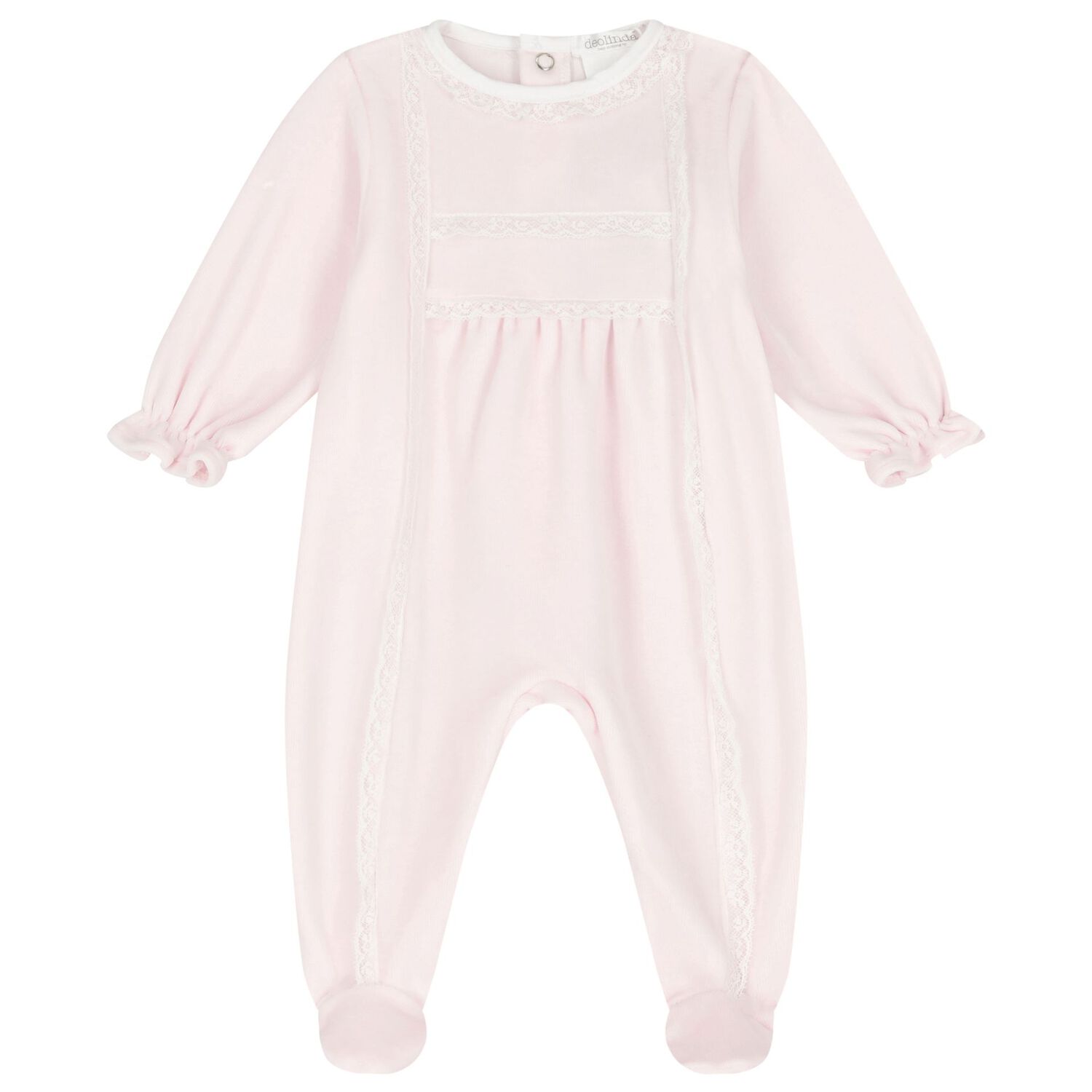 Baby Girls Pink Lace Babygrow Gift Set, 1, hi-res image number null