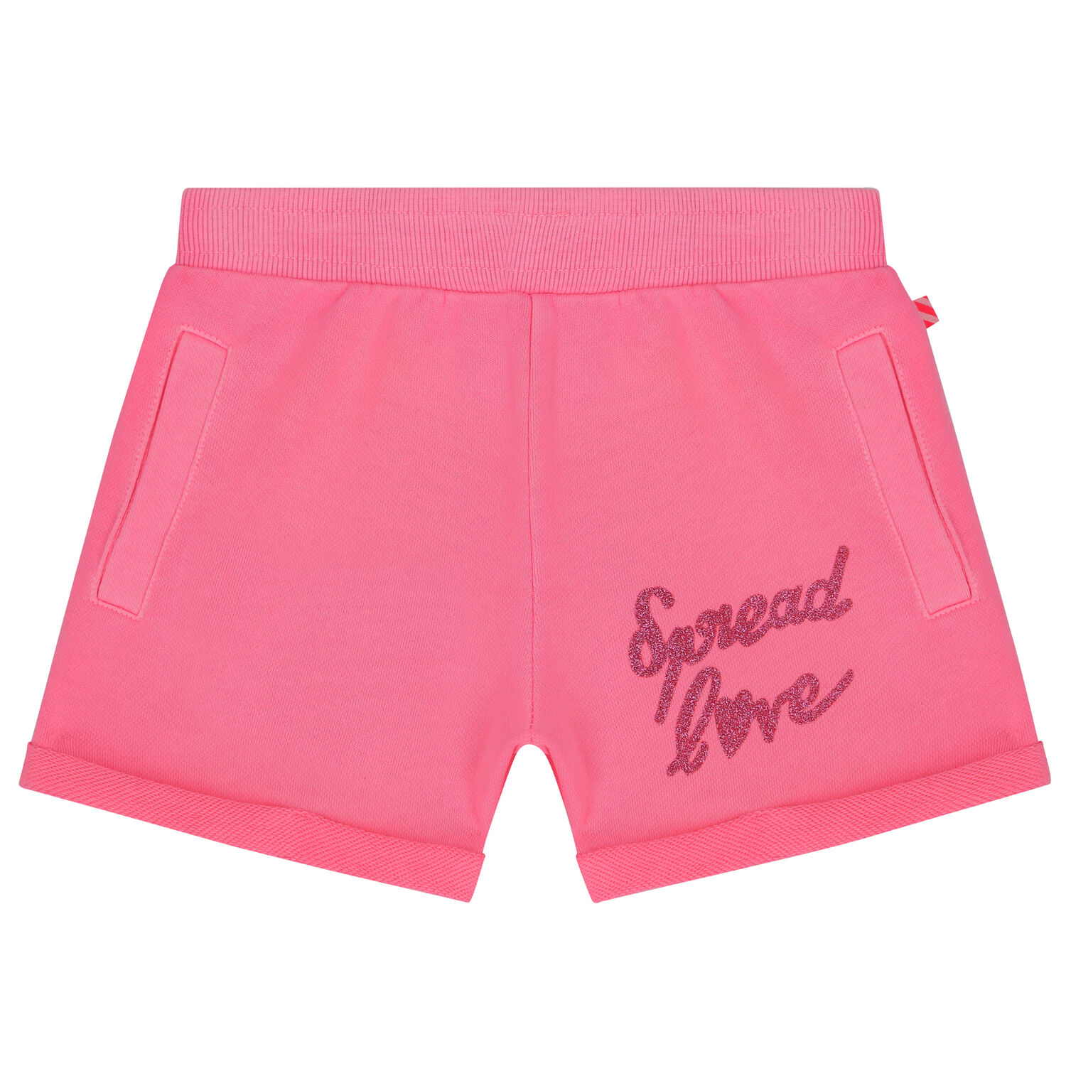 Girls Pink Glitters Shorts, 1, hi-res image number null