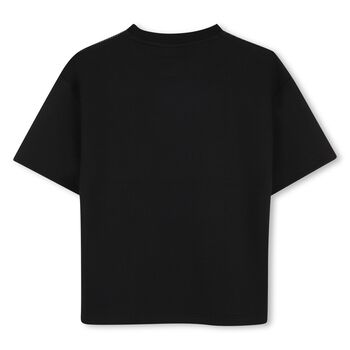 Boys Black & Grey Logo T-Shirt
