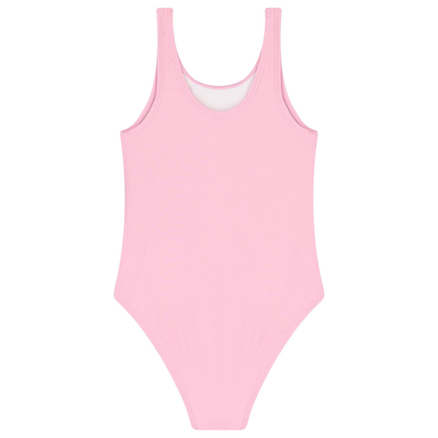 Girls Pink Logo Swimsuit, 1, hi-res image number null