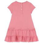 Baby Girls Pink Polo Bear Dress Set, 1, hi-res
