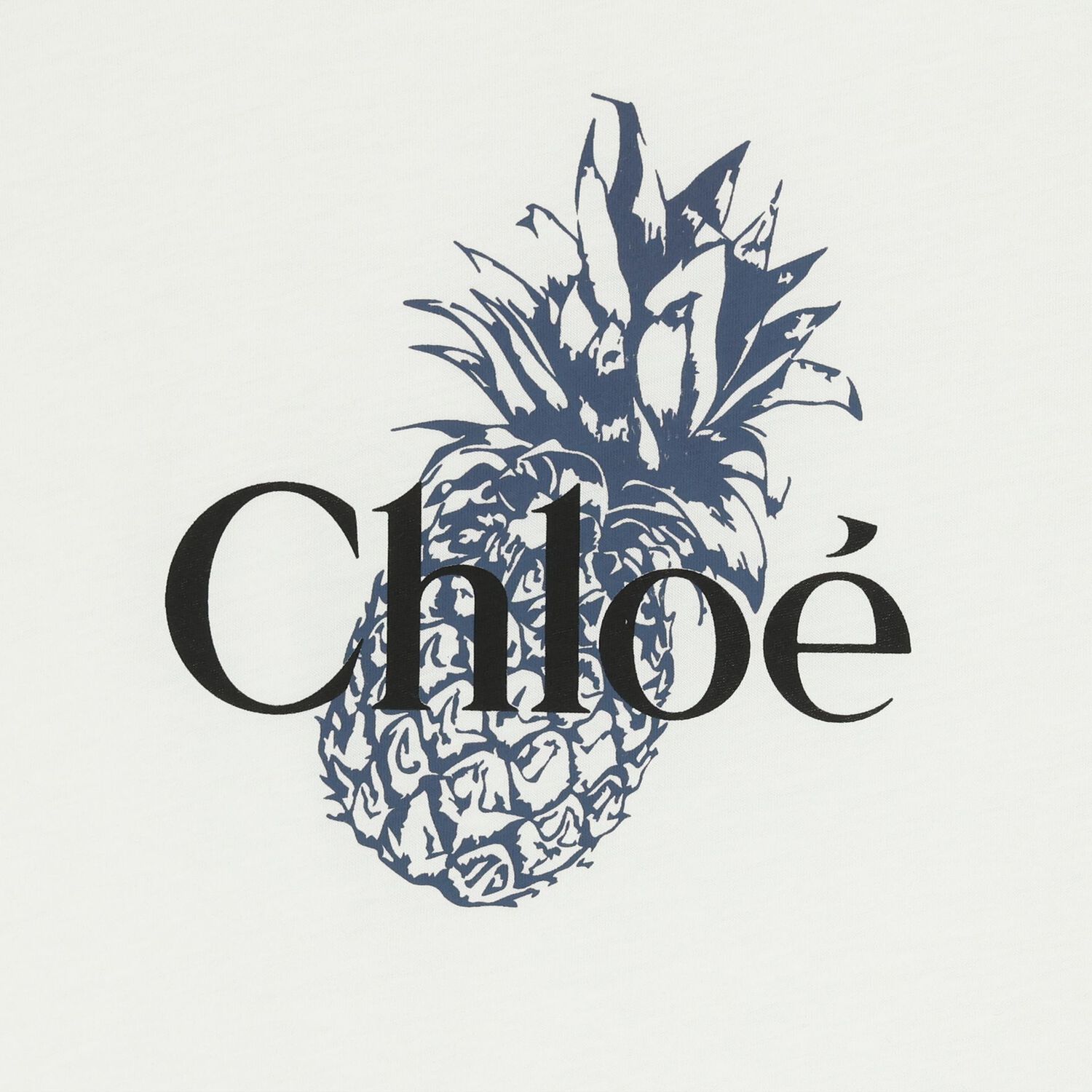 Girls White Mini Me Pineapple Logo T-Shirt, 1, hi-res