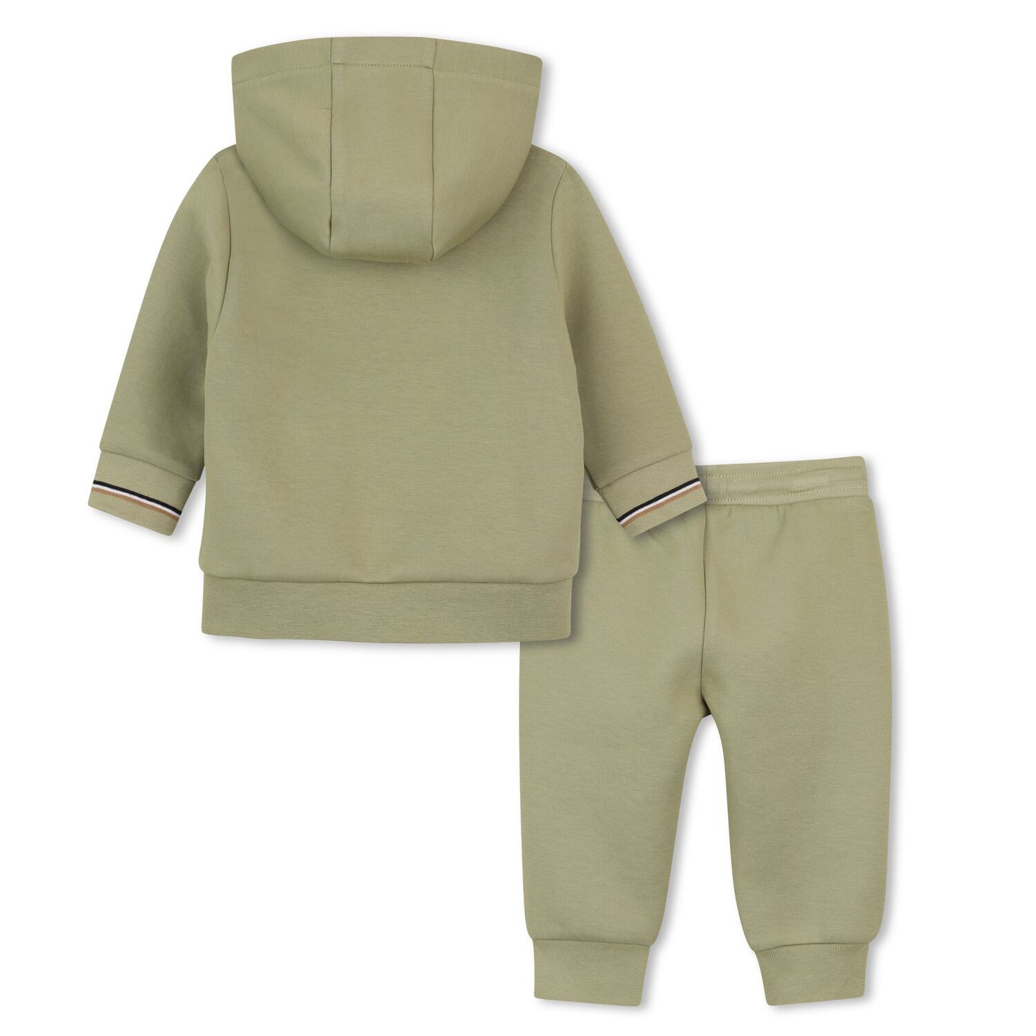 Younger Boys Mini Me Green Logo Tracksuit, 2, hi-res