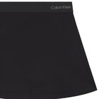 Girls Black Logo Skirt, 1, hi-res