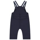 Baby Boys Navy Blue Logo Dungaree, 2, hi-res