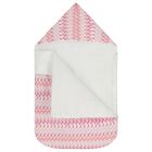 Baby Girls Pink & White Zig Zag Nest, 1, hi-res