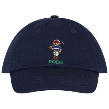 Baby Boys Boys Navy Blue Logo Cap 