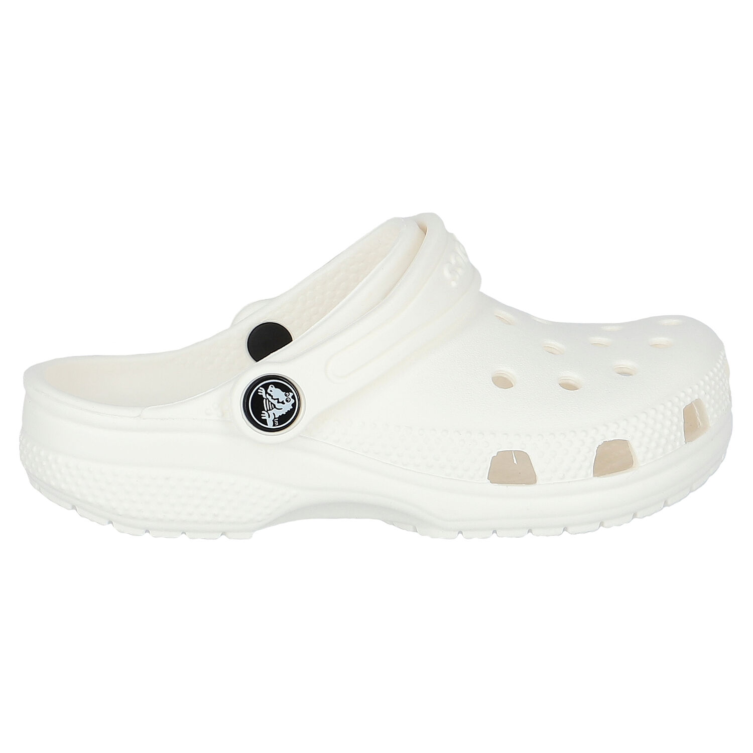White Classic Clogs Sandals, 1, hi-res