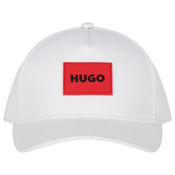 Boys White Logo Cap