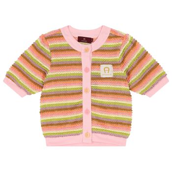 Girls Multi-Coloured Crochet Top