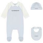 Blue & White Logo Babygrow Gift Set, 2, hi-res