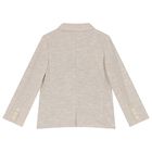 Boys Beige Blazer, 1, hi-res