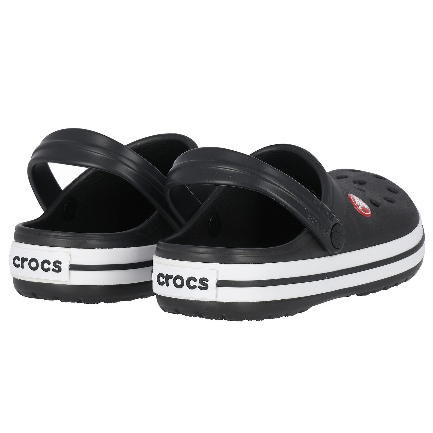 Black Crocband Clogs Sandals, 3, hi-res