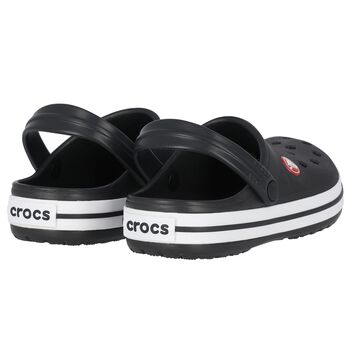 Black Crocband Clogs Sandals