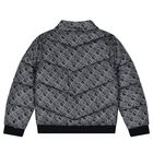 Boys Black Logo Padded Puffer Jacket, 2, hi-res
