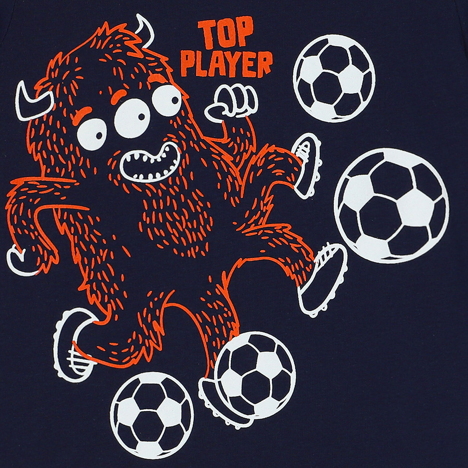 Boys Navy Blue Football T-Shirt, 1, hi-res