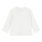 Baby Boys Beige, White & Blue 3 Piece Tracksuit, 1, hi-res