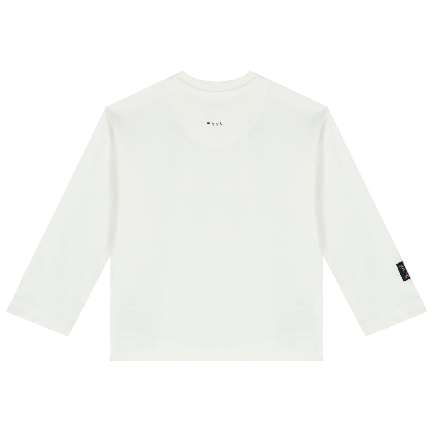 Younger Boys Ivory Space Rocket Long Sleeve Top, 1, hi-res