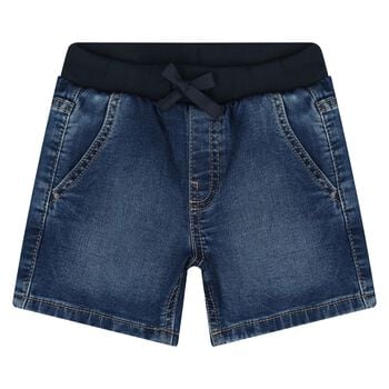 Younger Boys Blue Denim Shorts
