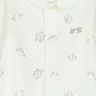 Ivory Rabbit Babygrow, 1, hi-res