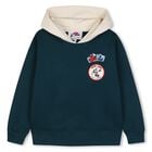 Boys Green Mickey Mouse Disney Hooded Top, 1, hi-res