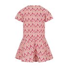 Girls Pink Zig Zag Dress, 1, hi-res